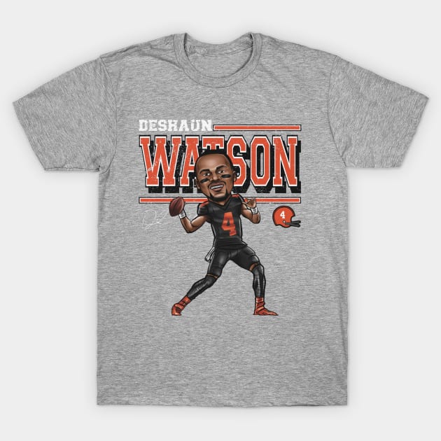 Deshaun Watson Cleveland Cartoon T-Shirt by MASTER_SHAOLIN